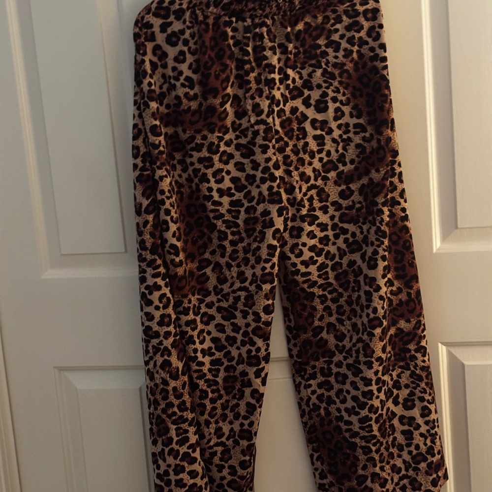 Chic colorful Print wide leg pants